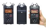 Tascam DR-40 เครื่องบันทึกเสียงดิจิตอลแบบพกพา Linear PCM 4 แทร็ค บันทึกด้วย SD/SDHC สูงสุด 32 GB